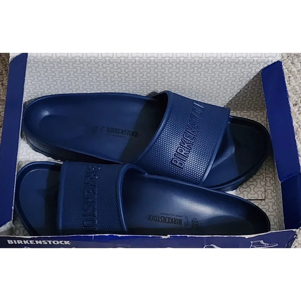 Birkenstock Barbados EVA 45  Men’s Size 12 Navy Slides Sandles Shoes